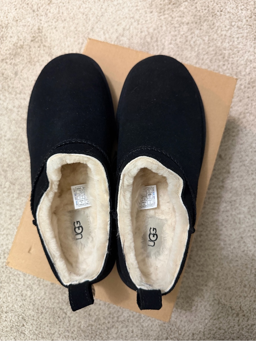 UGG BLACK Women’s Classic Micro